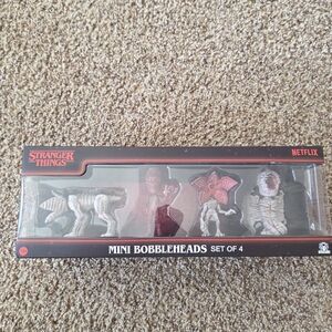 Stranger Things Mini Bobbleheads Set of 4 - Multicolor